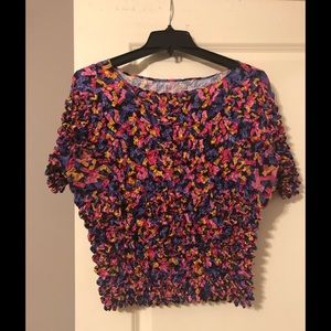 Colorful Stretch Top